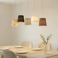 Lucande Thamila hængelampe, flerfarvet, jern