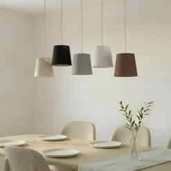 Lucande Thamila hængelampe, flerfarvet, jern