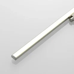 Lucande Thibaud LED-gallerilampe, nikkel, 51,4 cm