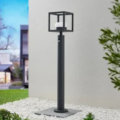 Lucande Timio vejlampe, 85 cm, bevægelsessensor, GX53, IP44