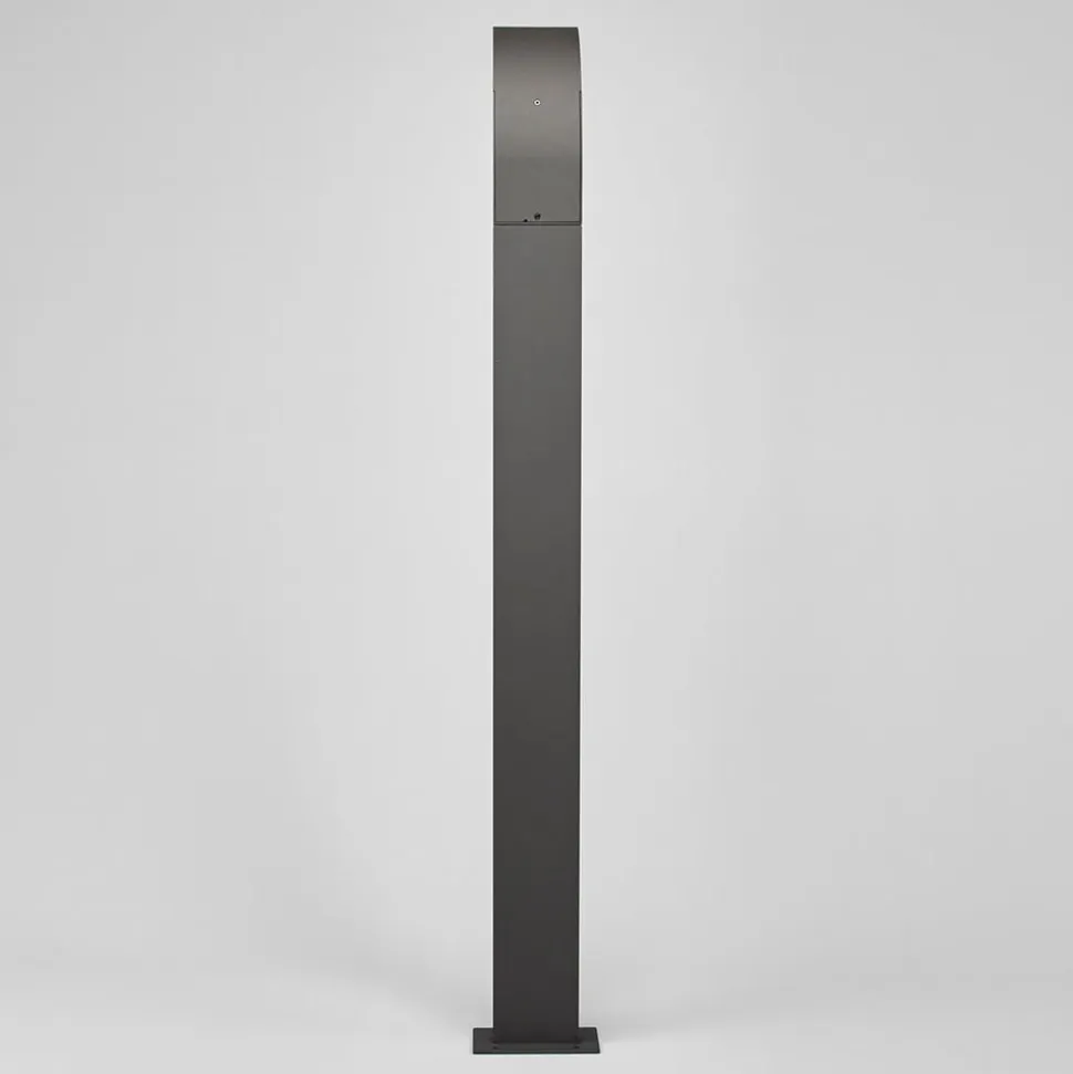 Lucande Timm LED-vejlampe, sensor, 100 cm, antracit, IP54