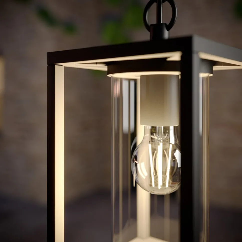 Lucande udendørs hængelampe Ferda, 25 cm, antracit, IP44