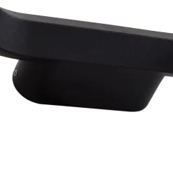 Lucande udendørs LED-væglampe LOOP, sort, IP44, metal