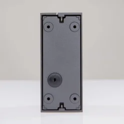 Lucande udendørs LED-væglampe Tavi, højde 15 cm, sort