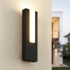 Lucande udendørs LED-væglampe Virgalia, 31 cm, antracit, IP65