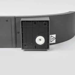 Lucande udendørs LED-væglampe Juvia, sensor, 27 cm, grå, IP54