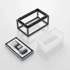 Lucande udendørs LED-væglampe Ilirian, antracit, aluminium, 15 cm