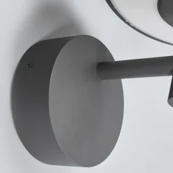 Lucande udendørs LED-væglampe Fenia, antracit, aluminium, IP65