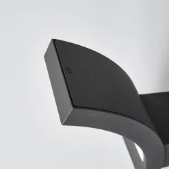 Lucande udendørs LED-væglampe Juvia, 19 cm, antracit, IP54