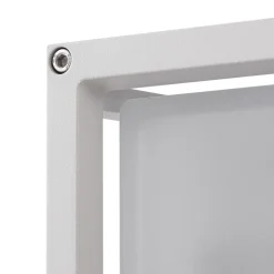 Lucande udendørs væglampe Aurelien, hvid, sensor, 25 x 25 cm