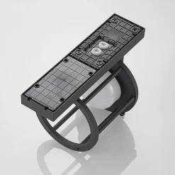 Lucande udendørs væglampe Berenike, sensor, antracit, metal