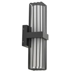 Lucande udendørs væglampe Chandan, antracit, 2 lyskilder, IP54