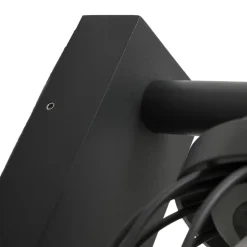 Lucande udendørs væglampe Chandan, 30 cm, antracit, sensor