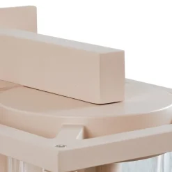 Lucande udendørs væglampe Ferda, sensor, pendel, beige, IP44