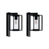 Lucande udendørs væglampe Ferda, sæt med 2, antracit, IP44