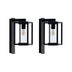 Lucande udendørs væglampe Ferda, sæt med 2, antracit, IP44