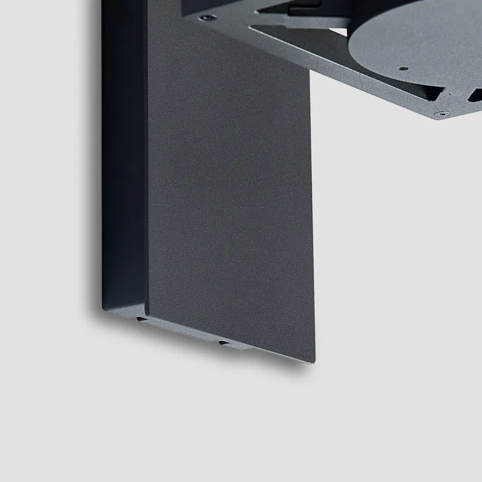 Lucande udendørs væglampe Ferda, sæt med 2, antracit, IP44