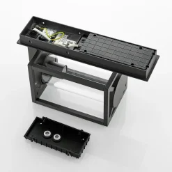 Lucande udendørs væglampe Ferda, sæt med 2, antracit, IP44