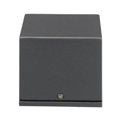 Lucande udendørs væglampe Maurice, antracit, IP54, sæt med 4 stk