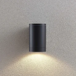 Lucande udendørs væglampe Thomke, 1 lyskilde, antracit aluminium