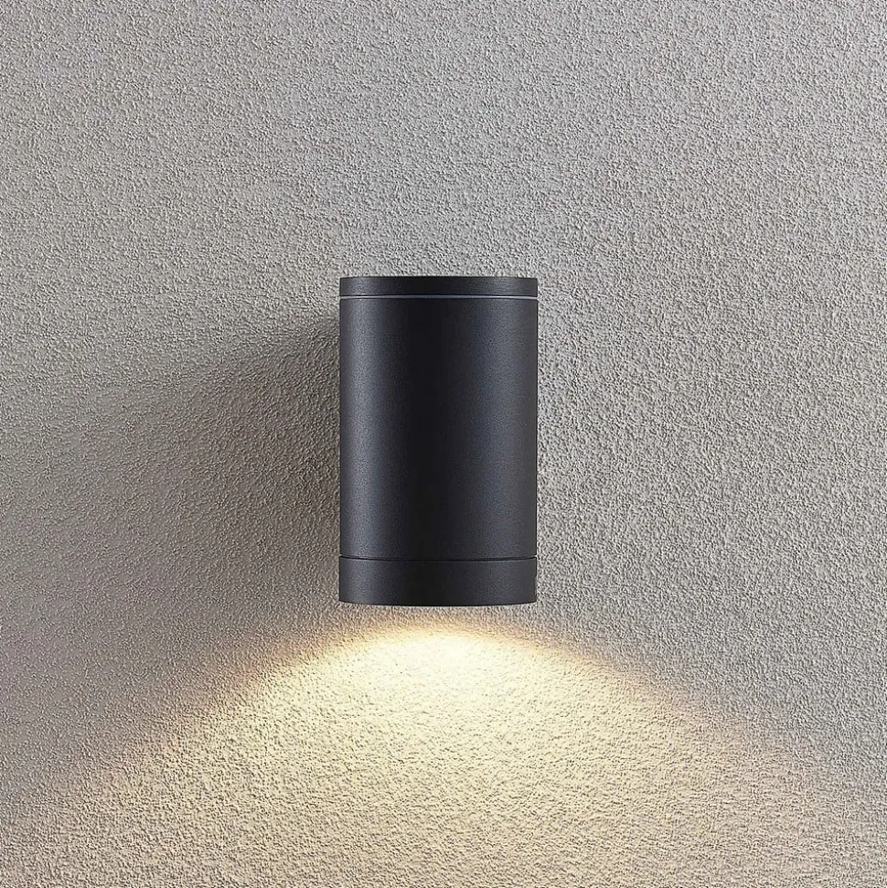 Lucande udendørs væglampe Thomke, 1 lyskilde, antracit aluminium