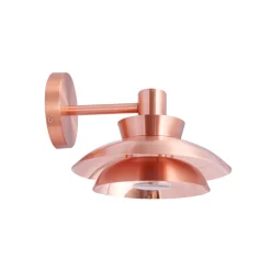 Lucande udendørs væglampe Thais, kobberfarvet, stål