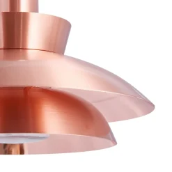 Lucande udendørs væglampe Thais, kobberfarvet, stål