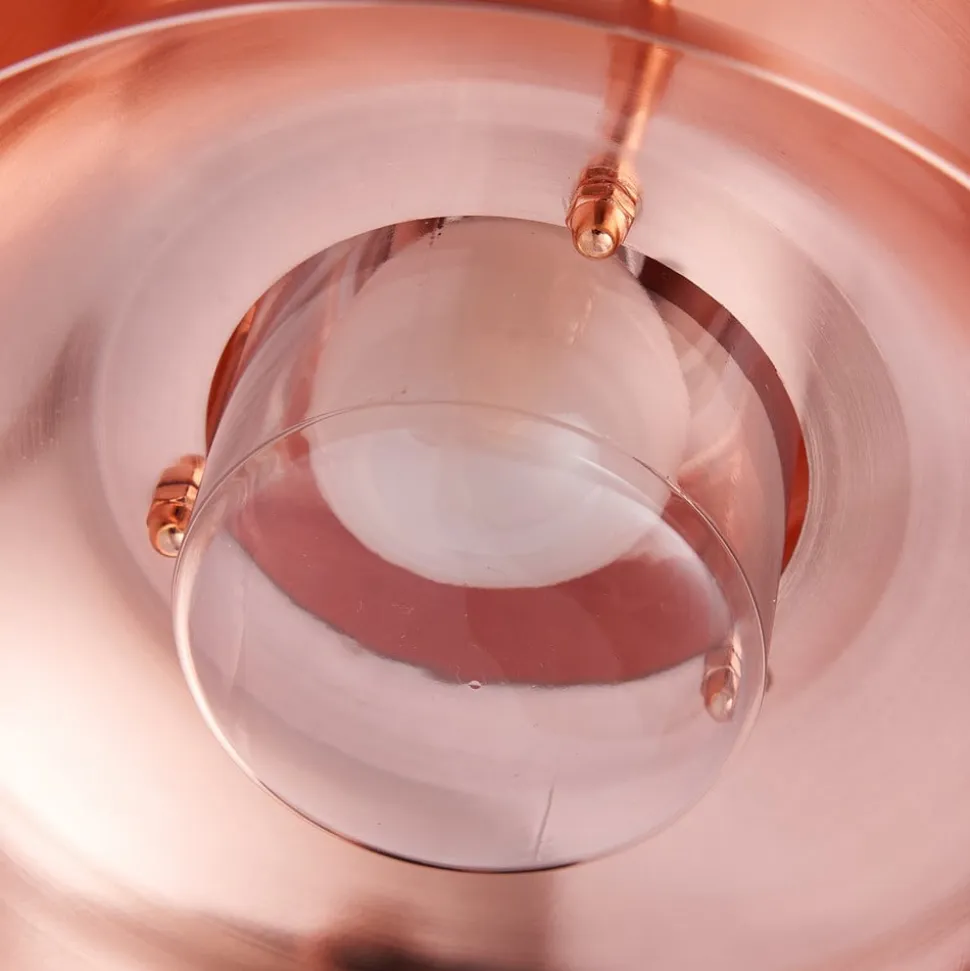 Lucande udendørs væglampe Thais, kobberfarvet, stål