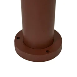 Lucande udendørslampe Alivaro, rustfarvet, 220 cm, E27, IP65