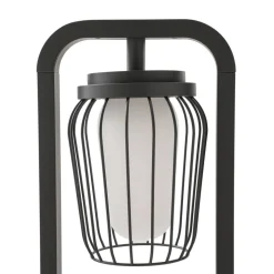 Lucande vejlampe Chandan, 90 cm, antracit, aluminium