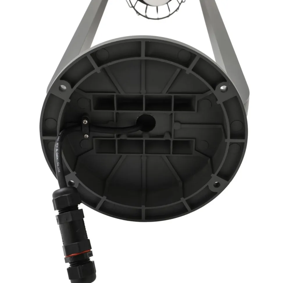 Lucande vejlampe Chandan, 90 cm, antracit, aluminium