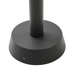 Lucande vejlampe Chandan, 100 cm, sort, aluminium