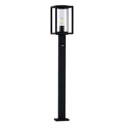 Lucande vejlampe Ferda, 100 cm, sensor, antracit, IP44