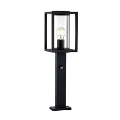 Lucande vejlampe Ferda, 60 cm, sensor, antracit, IP44
