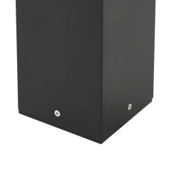 Lucande vejlampe Klemens, 90 cm, sort, metal, IP54