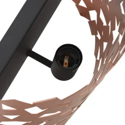 Lucande væglampe Aeloria, kobber, jern, 32,5 cm, E27