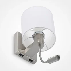 Lucande væglampe Brinja, 45 cm, drejelig, læselampe, E27