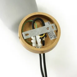 Lucande væglampe Kalinda, grå, beton, 20 cm høj, E14