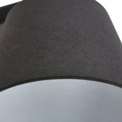 Lucande væglampe Marvaine, sort/guld-farvet, justerbar