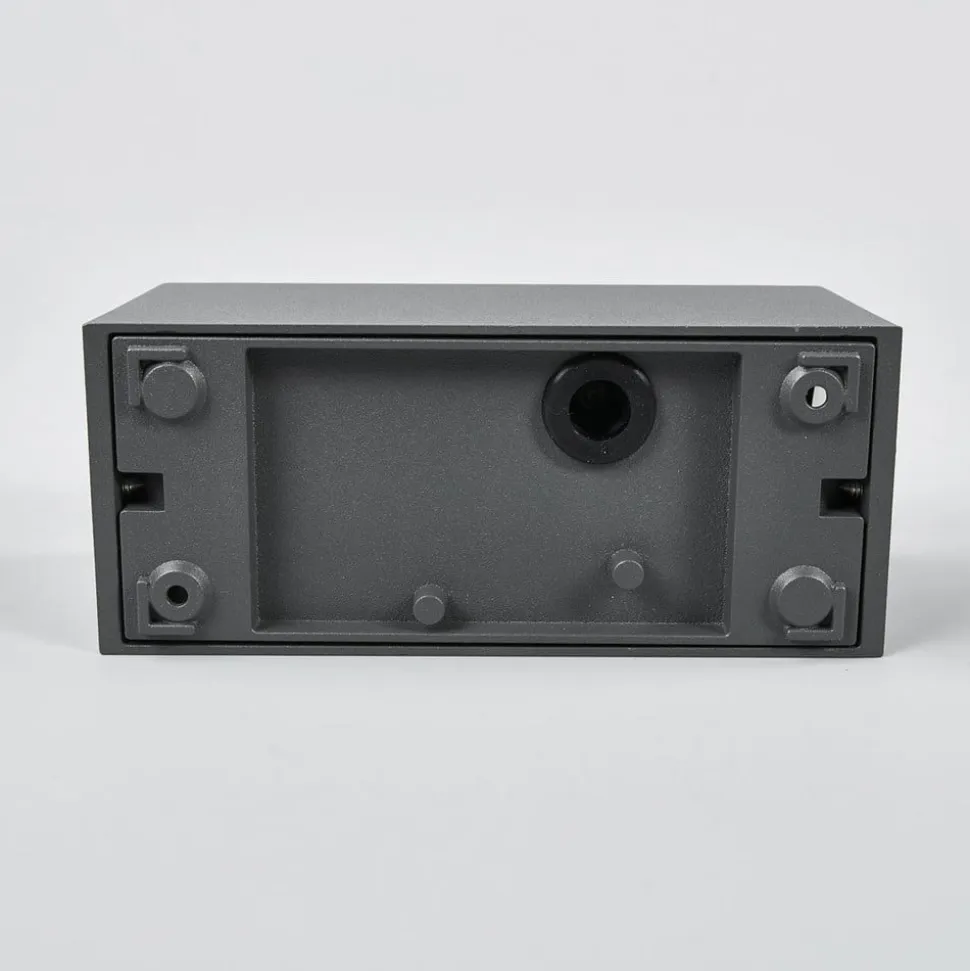 Lucande væglampe Xava, op/ned, antracit, 2 lyskilder, GU10