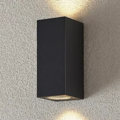 Lucande vægspot Lavina, 17 cm, antracit, 2 lyskilder, 4 stk