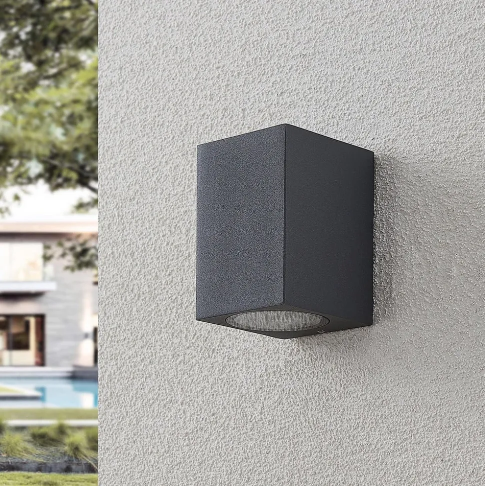 Lucande vægspot Lavina, 10 cm, antracit, GU10, 1 lyskilde.