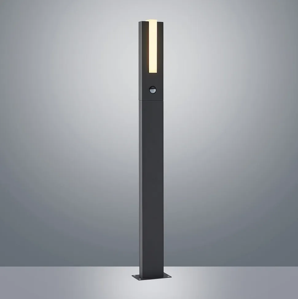 Lucande Virgalia LED-vejlampe, bevægelsessensor, 100 cm, IP54