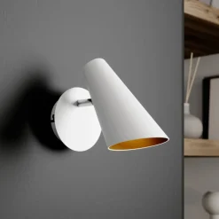 Lucande Wibke væglampe i hvid