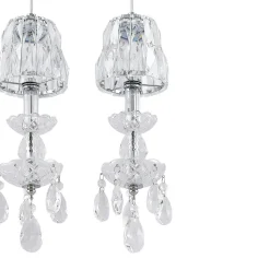 Lucande Yasanie LED-pendellampe, 5 lyskilder, rund