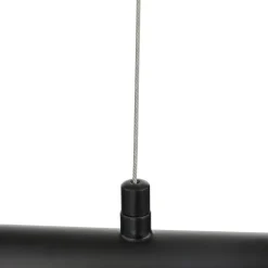 Lucande-pendel Diborah, røggrå, glas, 90 cm, G9