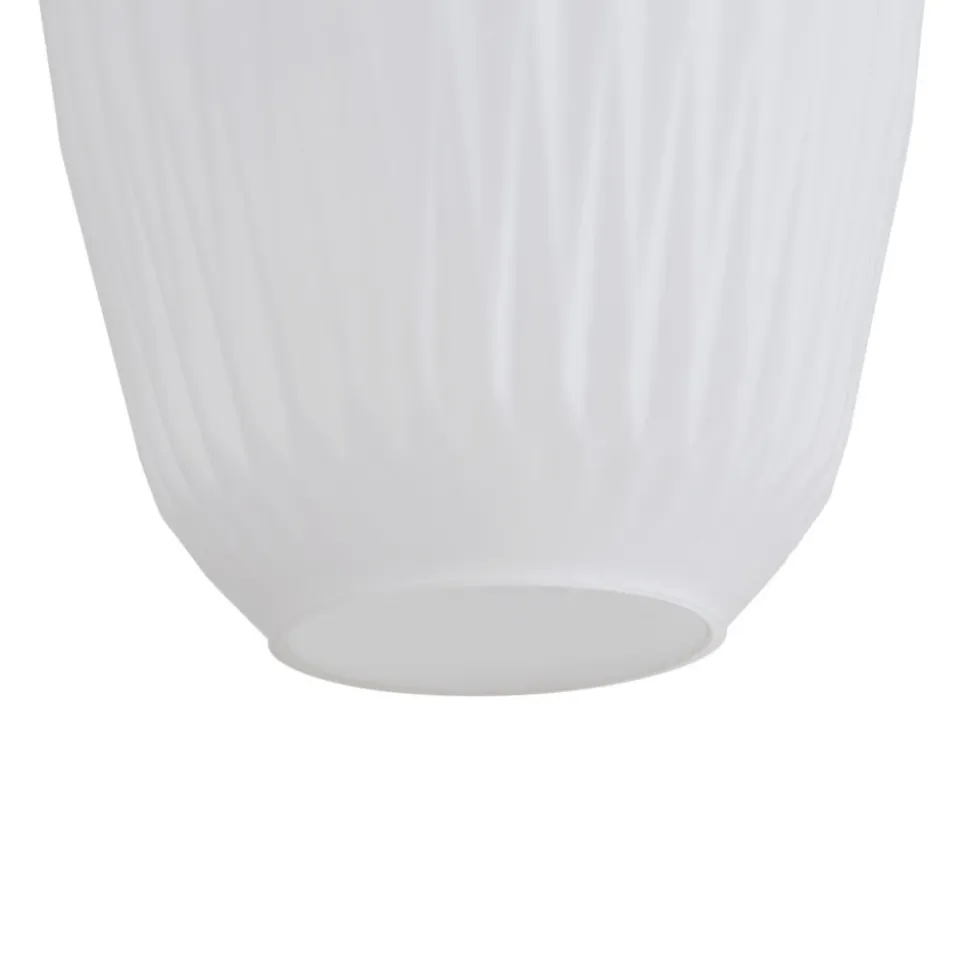 Lucande-pendel Quinara, 3-lys, opal, glas, Ø 52 cm