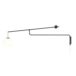 Luceplan Malamata væglampe, mat sort