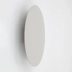 Luna væglampe, beige, indirekte lys, Ø 30 cm, stål