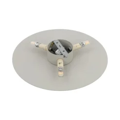 Luna væglampe, beige, indirekte lys, Ø 30 cm, stål